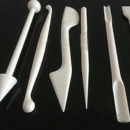 Y&amp;XL&amp;H 6pc/set Cake Fondant Flower Modelling Craft Sugar craft Decorating Cutter Set Tools N2