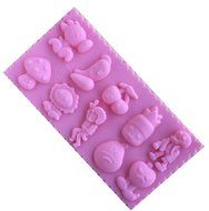 SHINA Silicone 10 Plants vs. Zombies Pastry Making Molds Ice Cube Trays DIY Chocolate Molds