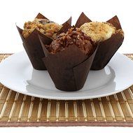 Brown Tulip Baking Cups-Cupcake and Muffin Liners -Pack of 50/ 100% Food and Oven Safe/ Dimensions: Base: 2"D,... N6