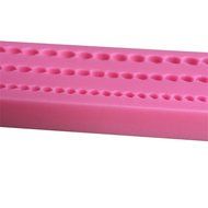 FLY Round Beads Neckless Silicone Fondant Cake Mold For Cake Decorating Baking Mould,Pink N2