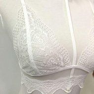 Underwear ，Beautyvan Comfortable Fashion Women Sexy Translucent Underwear Sheer Lace Strap Lingerie Bra Top Bustier... N6