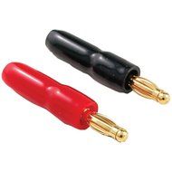 Pro-Wire IW-16PLUG 16-Pack Crimp-On Banana Plugs Gold-Plated 8-Red 8-Black Consumer Electronics