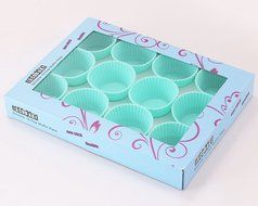 Jacobake Silicone Cupcake Liners Reusable Silicone Muffin Liners Silicone Muffin Cups for Baking(12 Pack Red)... N12