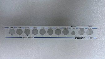 MMATS AUDIO EQUALIZER MEQ-7 FACEPLATE ONLY