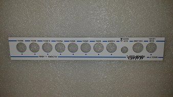 MMATS AUDIO EQUALIZER MEQ-7 FACEPLATE ONLY N2