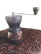DuraCasa Manual Burr Coffee Grinder for Espresso - Roasted Coffee Bean, Black