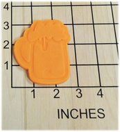 Beer Root Beer Mug Fondant Cookie Cutter and Stamp #1357 N2