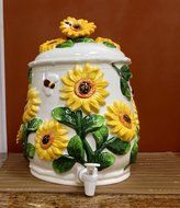 Sunflower Yellow Water Jar, Water Dispenser N2