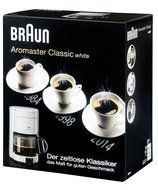 Braun KF 47 Aromaster Plus Wei&szlig; Kaffeemaschine