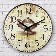Modern Design Kitchen Wall Decoration Watch With Waterproof Clock Face Vintage Dining Hall
