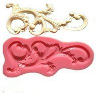 Generic Baroque Baking Tool Chocolate Cake Decor Mold Mould Flower Lace N4