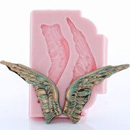 Small Angel Wing Small Silicone Mold Food Safe Fondant, Candy, Gum Paste,.Craft or Jewelry Mold Resin, Clay, Flexible... N6