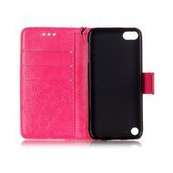 iPod touch 6 Case,iPod touch 5 Case,PHEZEN Beauty Luxury Bling Rhinestone Diamond Embossed Flower Butterfly PU... N17