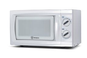 Westinghouse WCM660W 600 Watt Counter Top Microwave Oven, 0.6 Cubic Feet, White