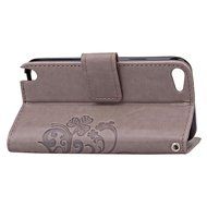 iPod touch 6 Case,iPod touch 5 Case,PHEZEN Beauty Luxury Bling Rhinestone Diamond Embossed Flower Butterfly PU... N18