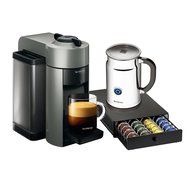 Nespresso A+GCC1-US-RE-NE VertuoLine Evoluo Coffee & Espresso Maker with Aeroccino Plus Milk Frother, Red