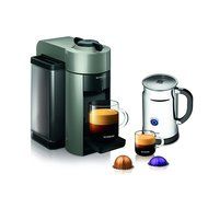 Nespresso A+GCC1-US-RE-NE VertuoLine Evoluo Coffee & Espresso Maker with Aeroccino Plus Milk Frother, Red N2