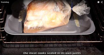 Roastabags - Self Basting Oven Bags (Pack of 8) for Brining and Roasting Chicken, Meat, Seafood &amp; Vegetables....