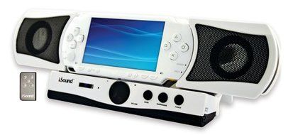 I.Sound Theater Speaker System With Wireless Remote For PSP - White