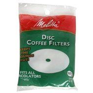 Melitta 628354 100-Pack, 3-1/2'' Disc Coffee Filter for Norelco &amp; All Other Percolator &amp; Drip Coffee Makers, Garden...