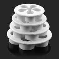 Outop Fondant Cake Cutter Mold Decorating Plunger Sugarcraft Snowflake Cutter Tools Set Pack of 3pcs N2