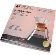 Chemex FP-1 Coffee Filters with 100-Chemex Bonded Unfolded 12"-Filter Paper Circles