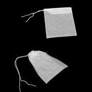 Ecoolbuy Tea Filters Disposable String Drawstring Empty Heat Seal Filter Paper Tea Bag (100pcs) N4