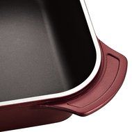 Tramontina Limited Editions Lyon Covered Square Roaster, 6-Quart, Garnet N7