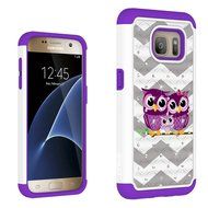 Galaxy S7 Case, HLCT Rugged Shock Proof Dual-Layer Case for Samsung Galaxy S7 (2016) (Owl Blue) N8
