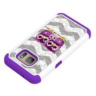 Galaxy S7 Case, HLCT Rugged Shock Proof Dual-Layer Case for Samsung Galaxy S7 (2016) (Owl Blue) N9