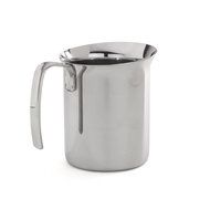 Bialetti Elegance - Stove Top Milk Foaming Pitcher - Dishwasher Safe - Stainless Steel - 50cl