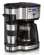 Hamilton Beach Single Serve Coffee Brewer and Full Pot Coffee Maker, 2-Way (49980A) N2