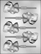 CK Products 2-7/8-Inch Elephant Sucker Chocolate Mold