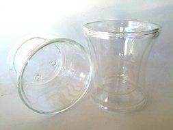 Hand Drip Coffee Maker Pour Over Double Borosilicate Glass Wall Set