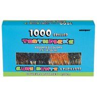 Frilly Cocktail Toothpicks, Assorted 1000ct N6