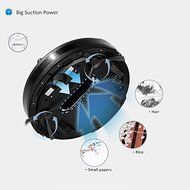 Seebest D720 Automatic Robot Vacuum Cleaner with Remote Control and Self Charging Devices, Black N2