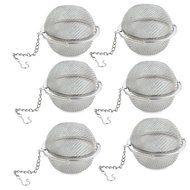 Bit Fly Stainless Steel Sphere Locking Spice Tea Ball Strainer Mesh Infuser tea strainer Filter infusor (6) N7