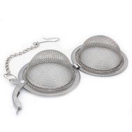 Bit Fly Stainless Steel Sphere Locking Spice Tea Ball Strainer Mesh Infuser tea strainer Filter infusor (6) N9