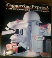 Salton 4 Demi-Cup Cappuccino Espresso Maker
