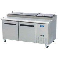 Arctic Air APP71R 71 In. Refrigerated Two Door Pizza Prep Table