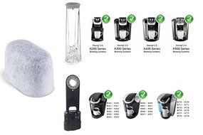 Keurig 2.0 Charcoal Filters Deluxe 6 Pack+ Fits models: K200-K225-K250-K260-K275 - by BREWSLANG - Comes in Retail... N5