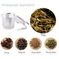 VICPHIC Stainless Steel Mesh Tea Bag Strainer filter Infuser for Loose Leaf Grain Tea Cups, Mugs, and Teapots N5