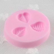 Y&amp;XL&amp;H Three Holes Leaf Leaves Silicone Mold Fondant Molds Sugar Craft Tools Resin flowers Mould For Cakes N4