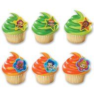 DecoPac Bubble Guppies Molly, Gil and Gang Cupcake Rings (12 Count)