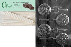 Cybrtrayd J098 Army Pop Jobs Chocolate Candy Mold