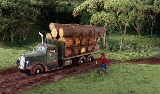 Woodland Scenics AS5343 N Tim Burr Logging