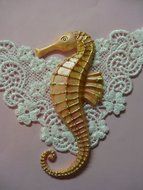 Sea Horse Silicone Mold By Oh! Sweet Art FDA Approved for Food N3