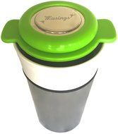 Tea Filter &amp; Infuser For All Loose Tea, BONUS Silicone Liners Add Grip &amp; Stop Burns, Premium Stainless Steel,... N7