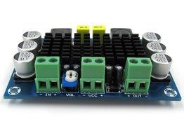 Qianson DC 12V-24V TPA3116 D2 100W Mono Channel Digital Audio Power Amplifier Board car N7