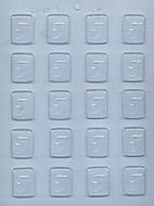 CK Products 1-1/4-Inch T-Initial Mint Chocolate Mold